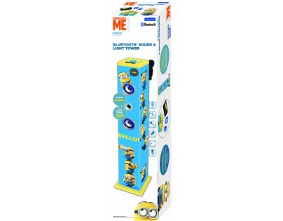 Lexibook Bluetooth vežový reproduktor Mimoni s mikrofónom a svetelnými efektmi