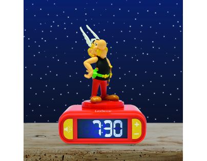 Lexibook Budík Asterix so svietiacou figúrkou