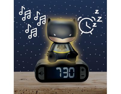 Lexibook Budík Batman so svietiacou figúrkou