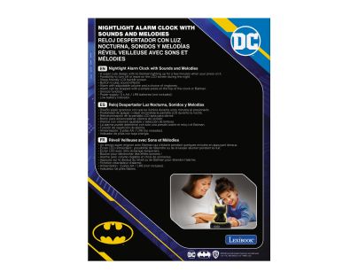 Lexibook Budík Batman so svietiacou figúrkou