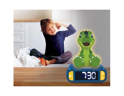Lexibook Budík Dinosaurus so svietiacou figúrkou