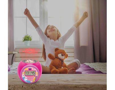 Lexibook Budík Disney princeznej so stropným projektorom