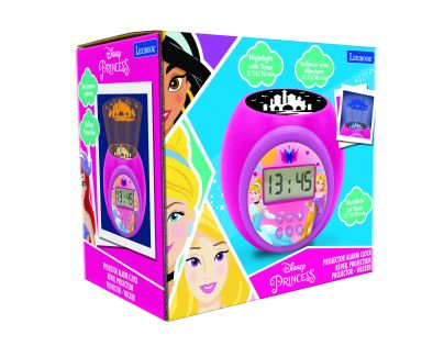 Lexibook Budík Disney princeznej so stropným projektorom