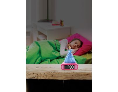 Lexibook Budík Disney princeznej so svietiacou figúrkou