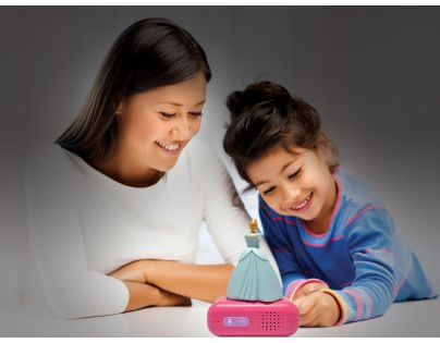 Lexibook Budík Disney princeznej so svietiacou figúrkou