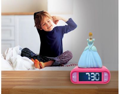 Lexibook Budík Disney princeznej so svietiacou figúrkou