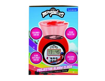 Lexibook Budík Čarovná Lienka so stropným projektorom