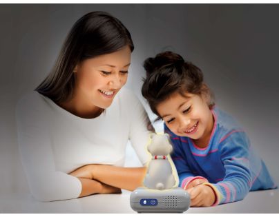 Lexibook Budík ľadový medveď so svietiacou figúrkou