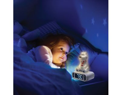 Lexibook Budík ľadový medveď so svietiacou figúrkou