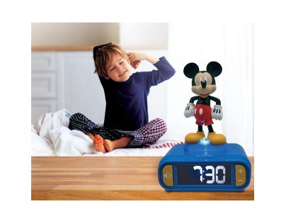 Lexibook Budík Mickey so svietiacou figúrkou