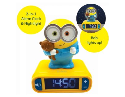 Lexibook Budík Mimoni so svietiacou figúrkou