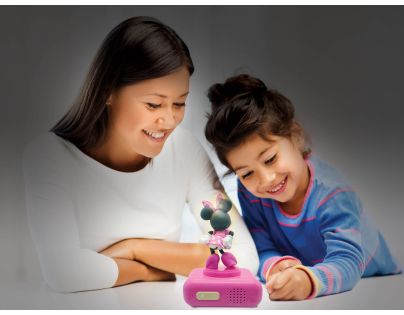 Lexibook Budík Minnie so svietiacou figúrkou