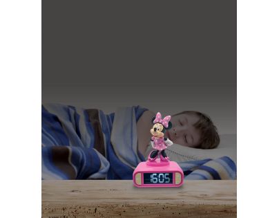 Lexibook Budík Minnie so svietiacou figúrkou