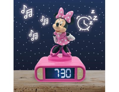 Lexibook Budík Minnie so svietiacou figúrkou