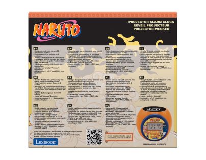 Lexibook Budík Naruto so stropným projektorom