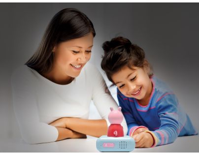 Lexibook Budík Prasiatko Peppa so svietiacou figúrkou