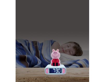 Lexibook Budík Prasiatko Peppa so svietiacou figúrkou