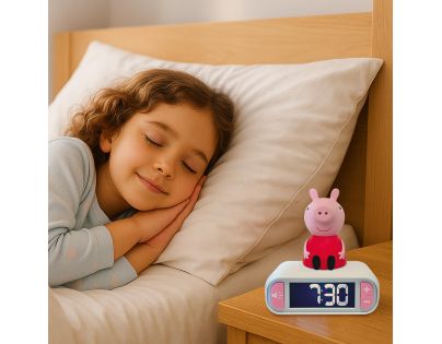 Lexibook Budík Prasiatko Peppa so svietiacou figúrkou