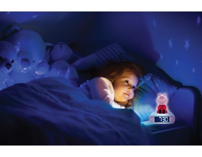 Lexibook Budík Prasiatko Peppa so svietiacou figúrkou