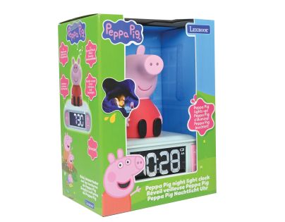 Lexibook Budík Prasiatko Peppa so svietiacou figúrkou