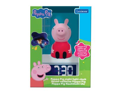 Lexibook Budík Prasiatko Peppa so svietiacou figúrkou