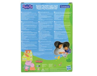 Lexibook Budík Prasiatko Peppa so svietiacou figúrkou