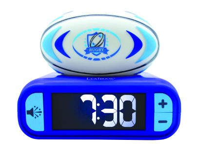 Lexibook Budík rugby so svietiacou loptou