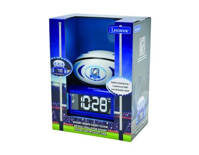 Lexibook Budík rugby so svietiacou loptou