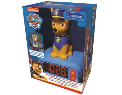 Lexibook Budík s nočným 3D svetlom Paw patrol Chase