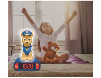 Lexibook Budík s nočným 3D svetlom Paw patrol Chase