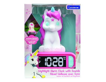 Lexibook Budík so svietiacou figúrkou Jednorožec