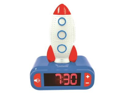 Lexibook Budík so svietiacou raketou