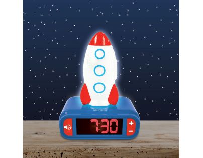 Lexibook Budík so svietiacou raketou