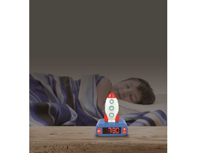 Lexibook Budík so svietiacou raketou