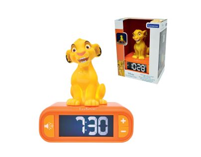 Lexibook Budík Simba so svietiacou figúrkou