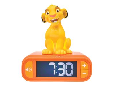 Lexibook Budík Simba so svietiacou figúrkou