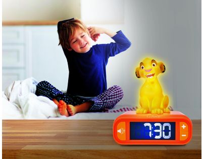 Lexibook Budík Simba so svietiacou figúrkou
