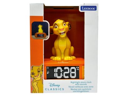 Lexibook Budík Simba so svietiacou figúrkou