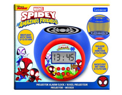 Lexibook Budík Spidey so stropným projektorom