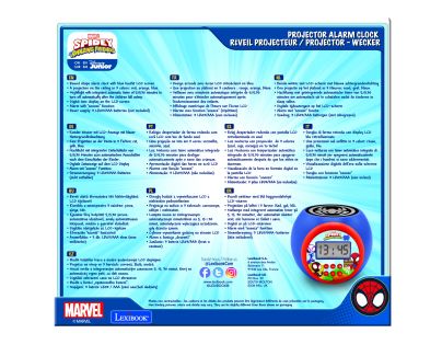 Lexibook Budík Spidey so stropným projektorom