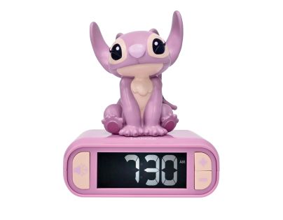 Lexibook Budík Stitch Angel so svietiacou figúrkou
