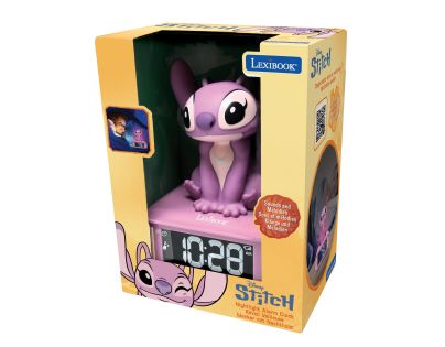 Lexibook Budík Stitch Angel so svietiacou figúrkou