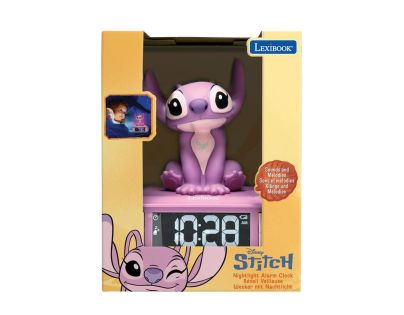 Lexibook Budík Stitch Angel so svietiacou figúrkou