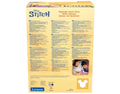 Lexibook Budík Stitch Angel so svietiacou figúrkou