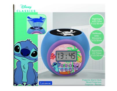 Lexibook Budík Stitch so stropným projektorom