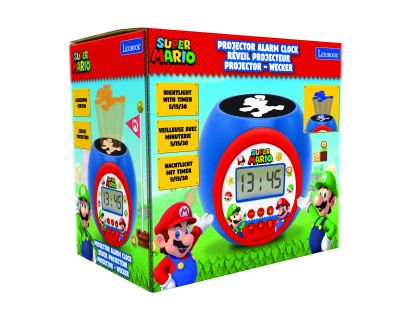 Lexibook Budík Super Mario so stropným projektorom
