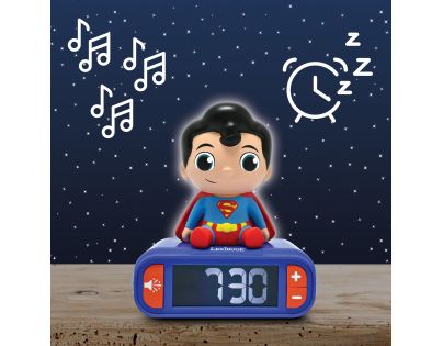 Lexibook Budík Superman so svietiacou figúrkou