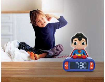 Lexibook Budík Superman so svietiacou figúrkou