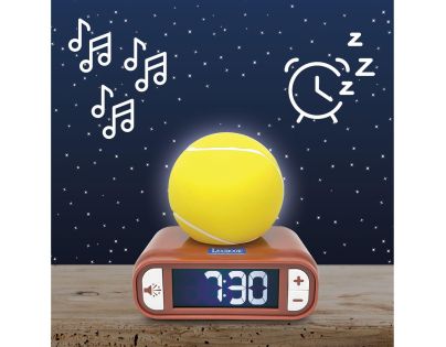 Lexibook Budík tenis so svietiacou loptou