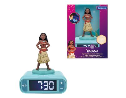 Lexibook Budík Vaiana so svietiacou figúrkou
